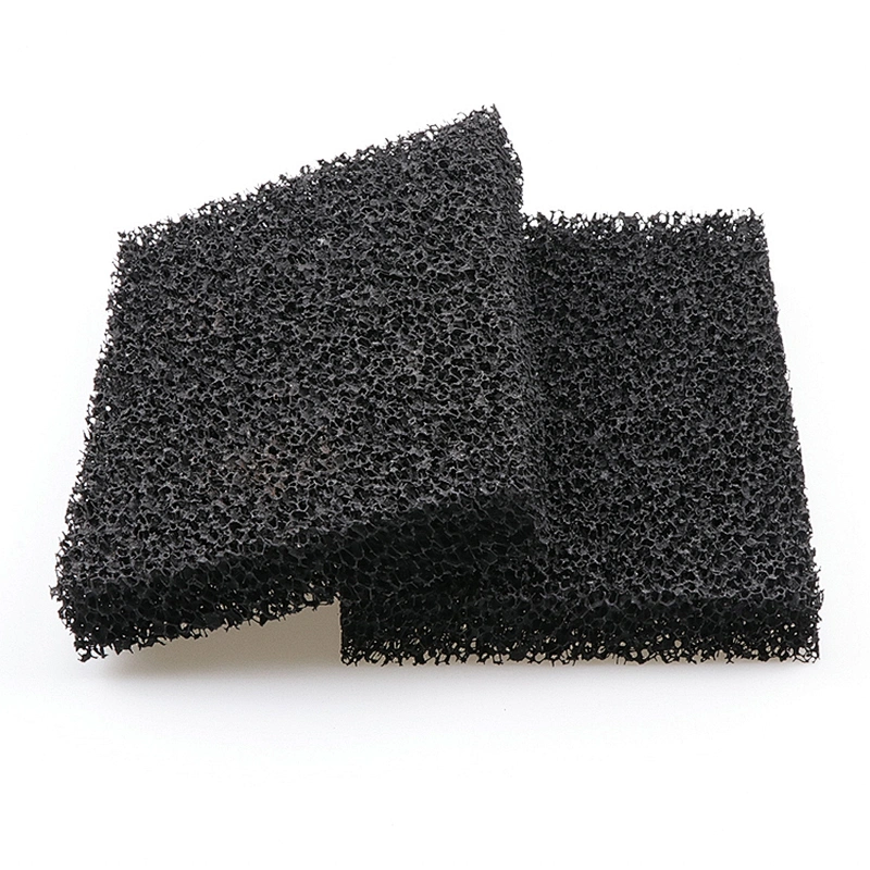 Anti-aging activated carbon sponge filter mesh washable anti moisture  activated carbon air filter foam