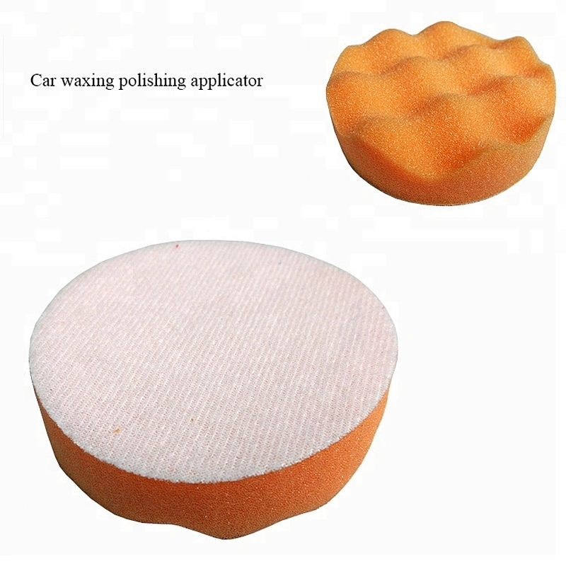 China Car Care Products Waxing Waffle Buffing Side Polish Sponge Applicators Pads polishing pad auto foam buffing pad