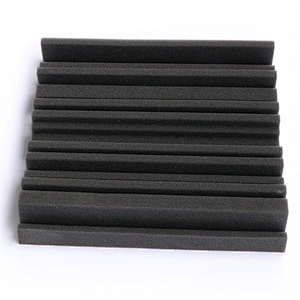 China Manufacturer wholesale fire retardant music recording studio soundproofing foam tiles panels sound proof acoustic foam