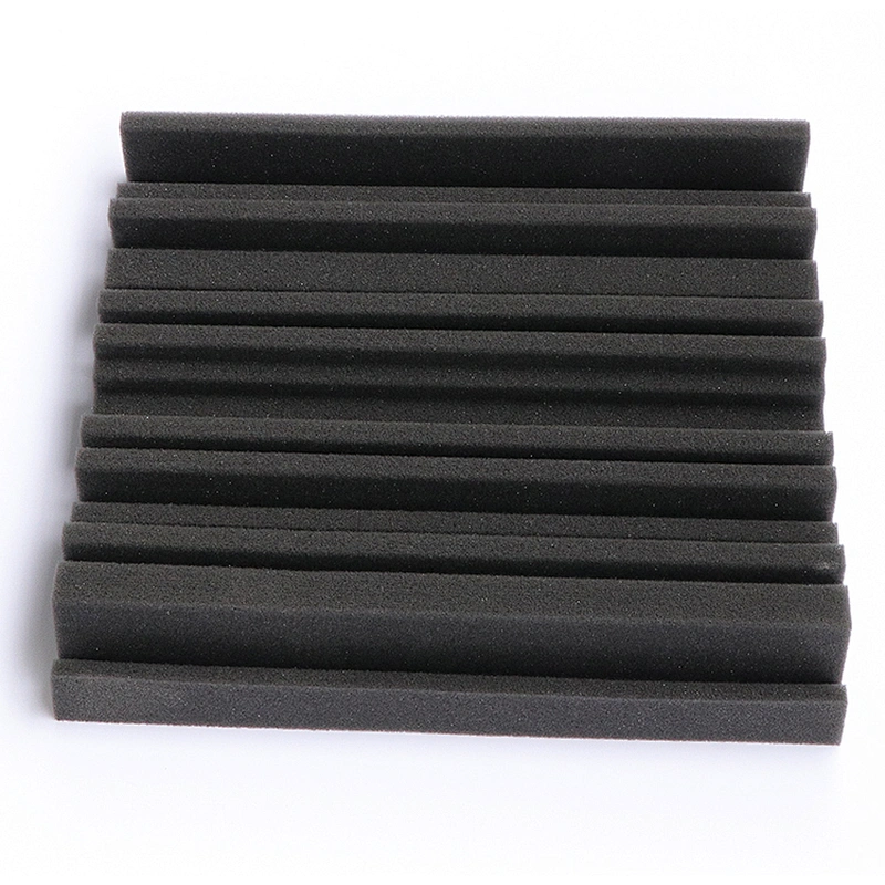 China Manufacturer wholesale fire retardant music recording studio soundproofing foam tiles panels sound proof acoustic foam
