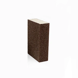 100 120 160 180 200 Grit Multi Purpose Angled Aluminium Oxide Sanding Sponge Block Stainless Steel Scrubber