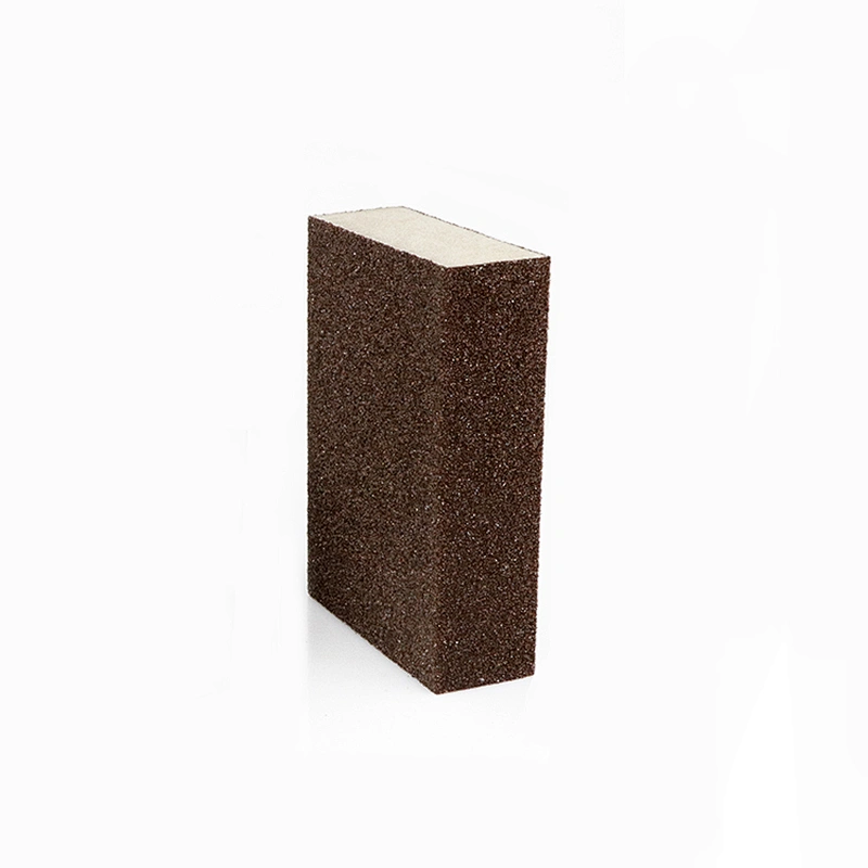 100 120 160 180 200 Grit Multi Purpose Angled Aluminium Oxide Sanding Sponge Block Stainless Steel Scrubber