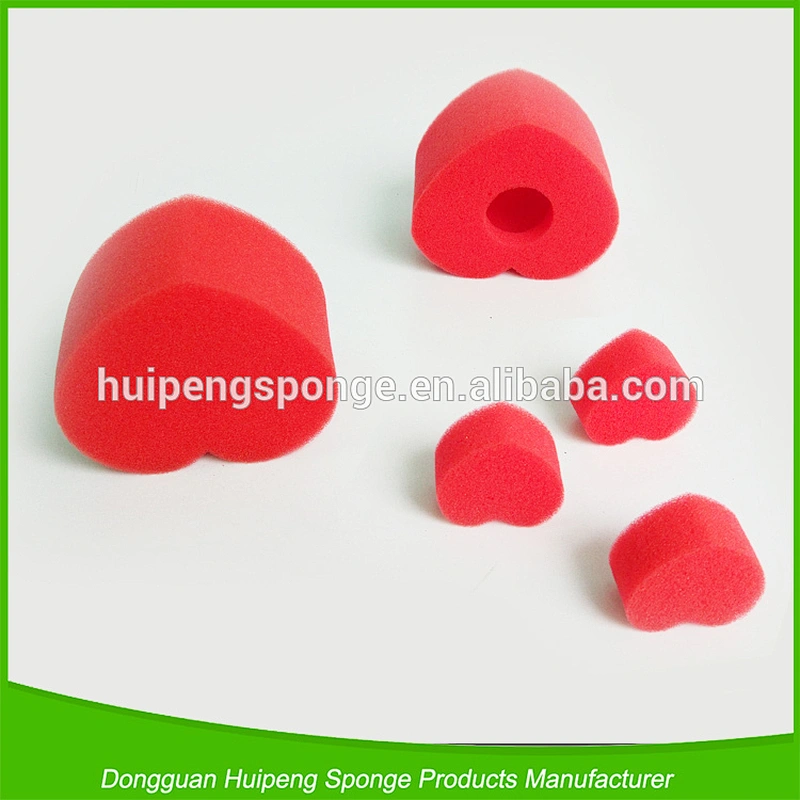 China Circus Party Products Supplies Cheap Magic Tricks Props Red Heart Shaped Sponge for Parties and Events