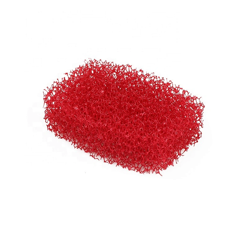 China Manufacturer Kitchen Cleaning Open Cell  PU Reticulated  Loofah Sponge Non-abrasive Sponge Scrubber Scourer