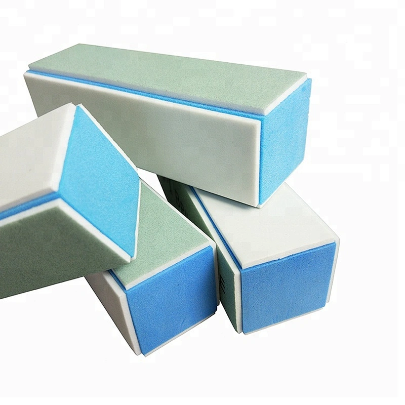 China Wholesale Manicure Care Tools Nail Supplies EVA Abrasive Sanding Block 4 Way Nail Buffer