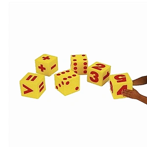 Giant Yellow Soft Foam Dice