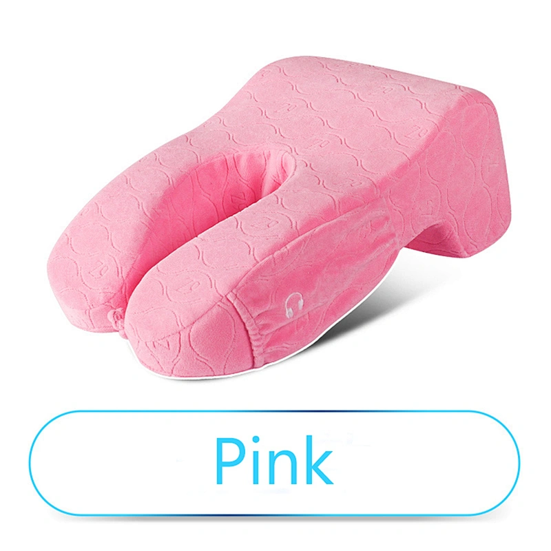 Custom ergonomic comfort adult car seat neck support headrest rest pillow soft u shape airplane travel neck pillow for airplanes