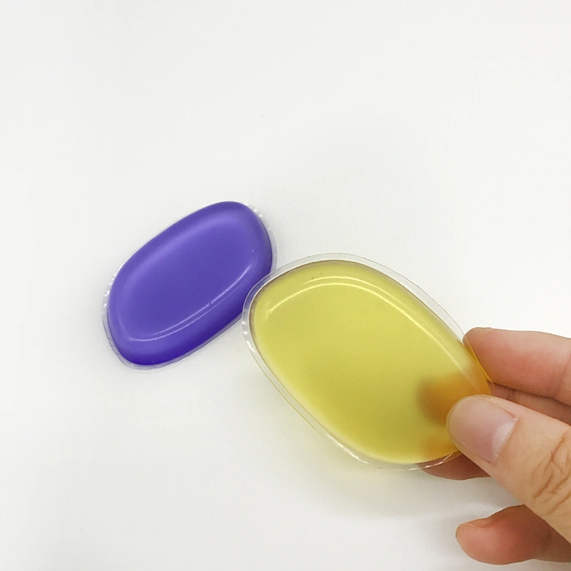 Custom Printed Silicone Makeup Sponge Magic Colorful Parallel 3D Silicone Cosmetic Blender Powder Puff