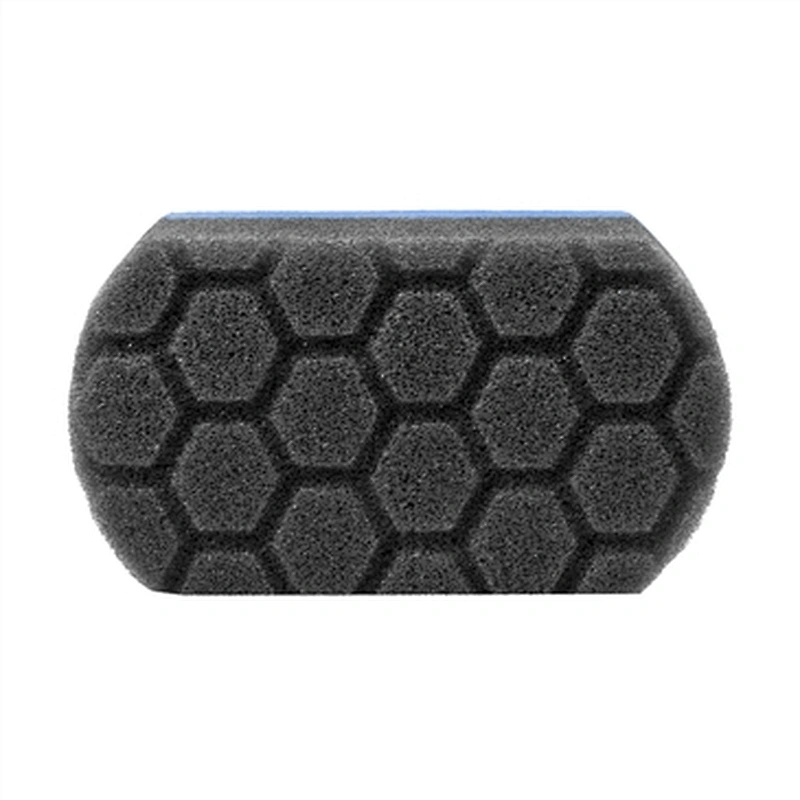 Special Shape Tire Waxing Cleaning Pad Handle Black Foam pad Tire Dressing Applicator Sponge