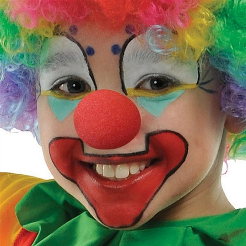 Red Foam Custom colored Christmas clown nose