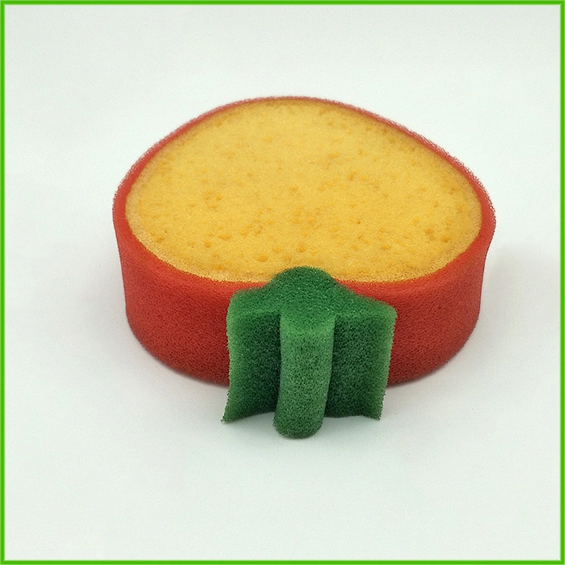 wholesale custom child foam coral bath sponge baby fruit shape bath sponge Strawberry & Orange Shaped  sponge bath mat for kids