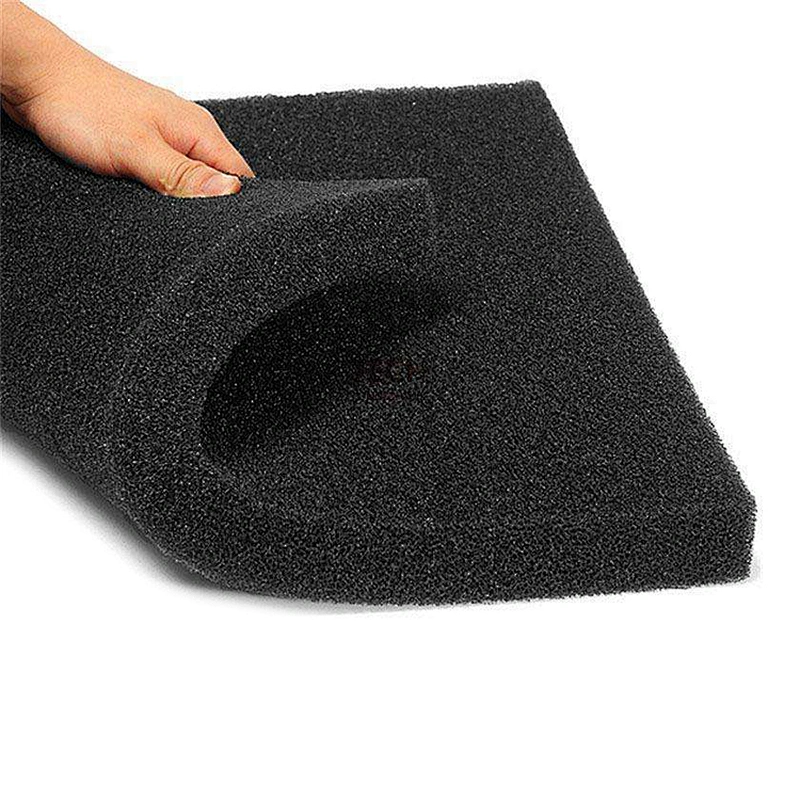 Customized Water Bio Filter 10-80PPI Reticulated Polyurethane Filter Foam Reticulated &Open Cell With Vacuum Package
