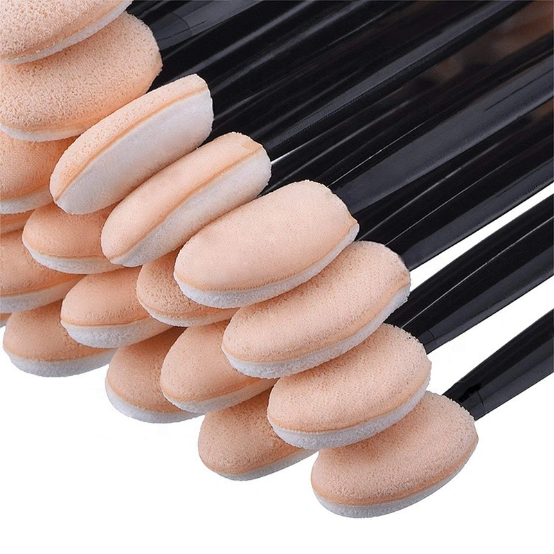 China Supplier Beauty and Personal Care Cosmetic Tools Disposable Double Side Sponge Tip Eyeshadow Applicator Makeup Brushes Set