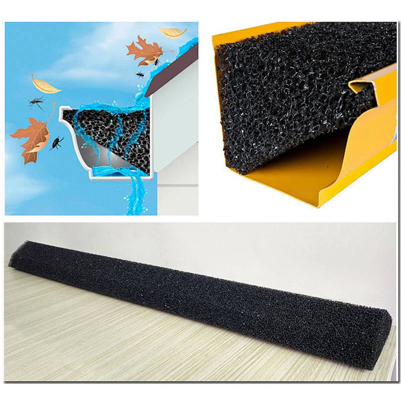 Silicone Reticulated Reticulation Rain Gutter Sponge