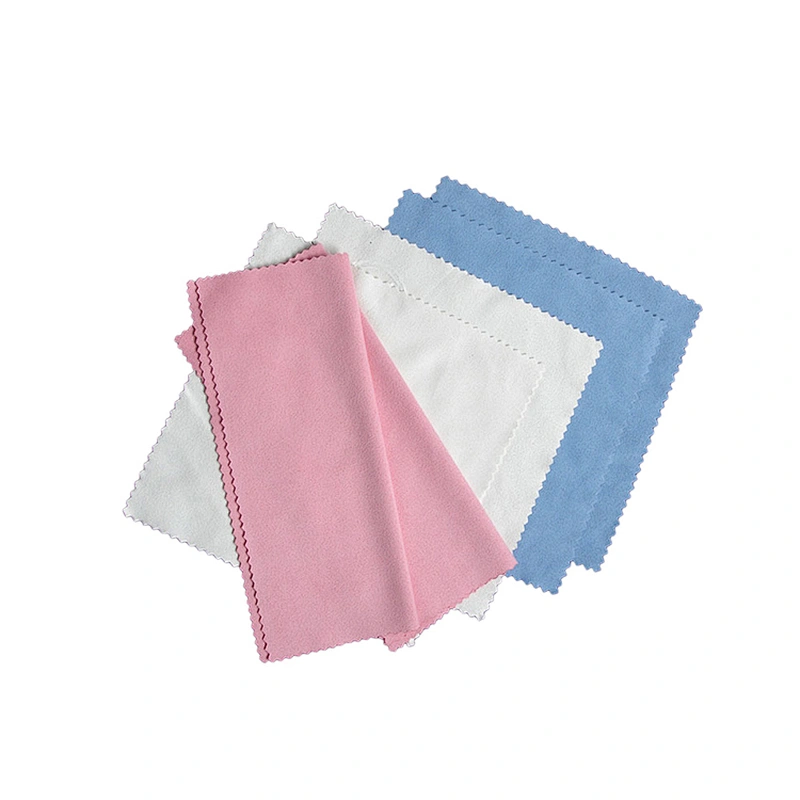 wholesale microfiber silver gold polishing cloth metal glass polish cloth logo custom printed jewelry polishing cloth for gem