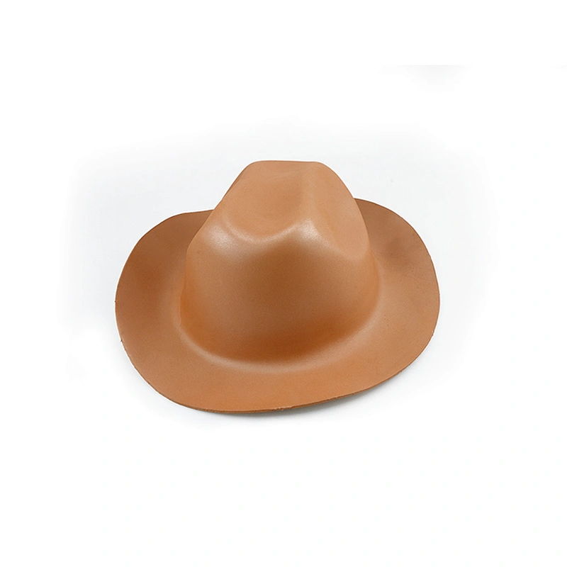 Custom printed party toy hat Hot Embossing eva foam cowboy hat wholesale stetson light brown christmas cowboy eva hat