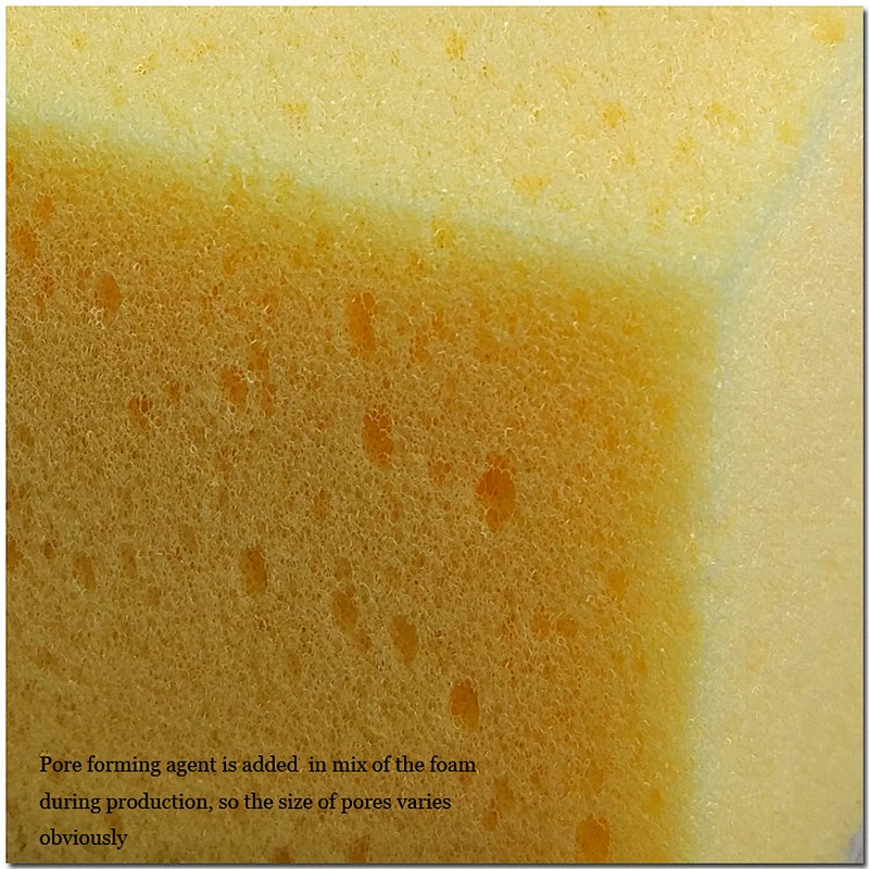 Car ceramic tiles cleaning washing honey comb chaotic random pores seaweed cleaning foam sponge