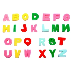 Eco friendly  Alphabet Shaped Letters Sponge Painting Shapes