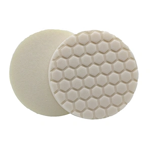 Custom wholesale foam wax pad PU Foam Car Coating Waxing Polishing Sponge Buffing Pads