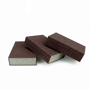 Sanding block manufacturer aluminium oxide abrasive emery foam automotive flexible hand sponge sanding block