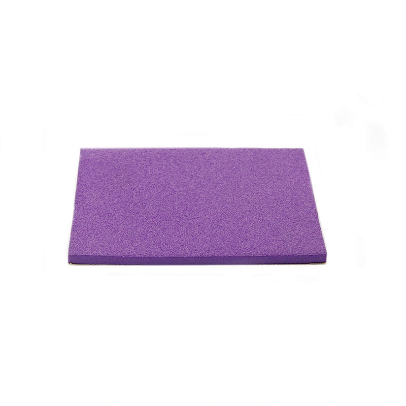 Wholesale Purple Abrasive foam Nail file processing materials Nail Art Diamond emery EVA sheet nail file material