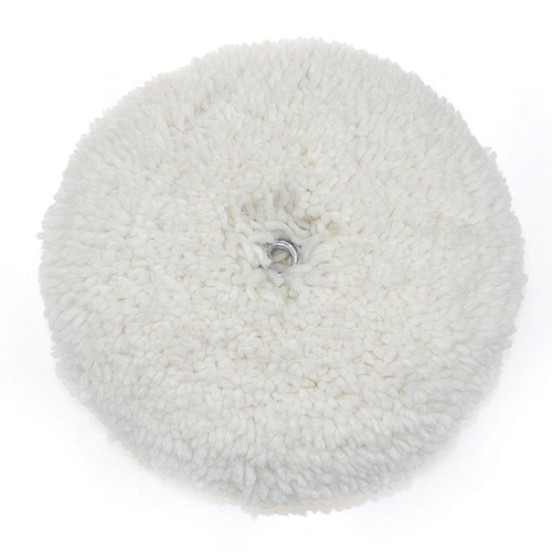 China Factory Car Care Products Professional Double-sided Lamb Wool Buffing Pad Wheel Auto wool polishing pad for car