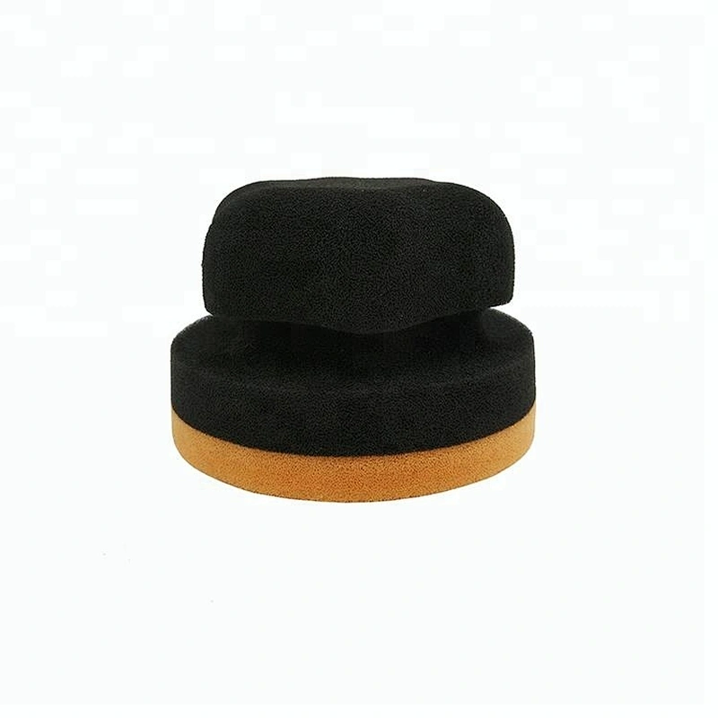 Custom wholesale foam wax pad Car Waxing Polishing Applicator Tire Dressing foam car wax Sponge