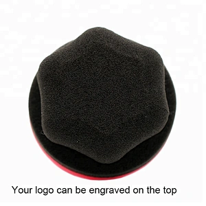 Black Polyester Sponge Hex-Grip Car Care Products Tire Tyre Dressing Applicator Pad