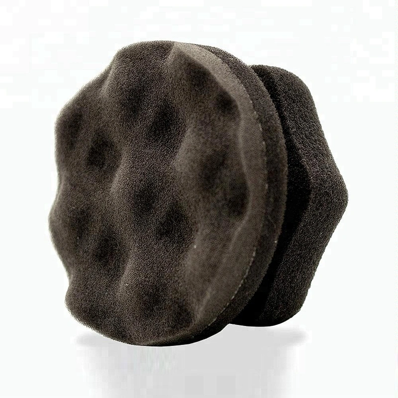 Black Polyester Sponge Hex-Grip Car Care Products Tire Tyre Dressing Applicator Pad
