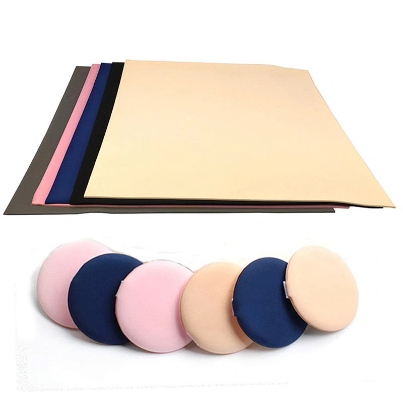 Non-latex sponge manufacture factory BB Cream Air Cushion Puff Cosmetic Powder Puff outer non-latex sheet materials