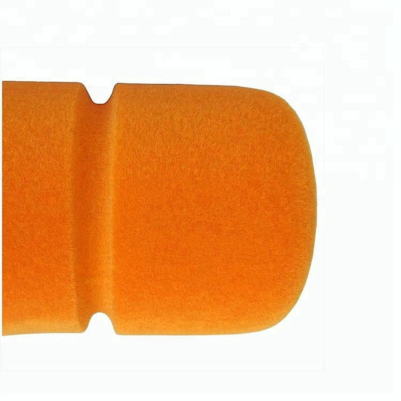 High quality custom flocked sponge foam handheld microphone or pedestal microphone head cover windscreen