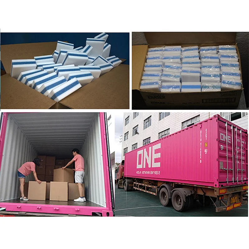 China Supplies Custom Magic eraser Melamine Household Cleaning Nano magic Sponge