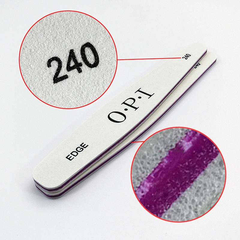 Custom printed nail buffer promotional Disposable Zebra  Sanding Block Acrylic Nail Files
