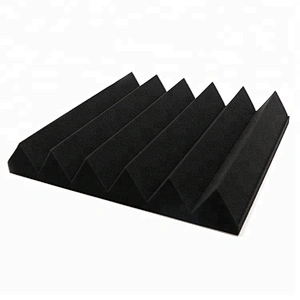 China Poliuretane Foam Wedge Shape Home Theater Studio Sound Reduction Sponge Acoustic Foam Panels