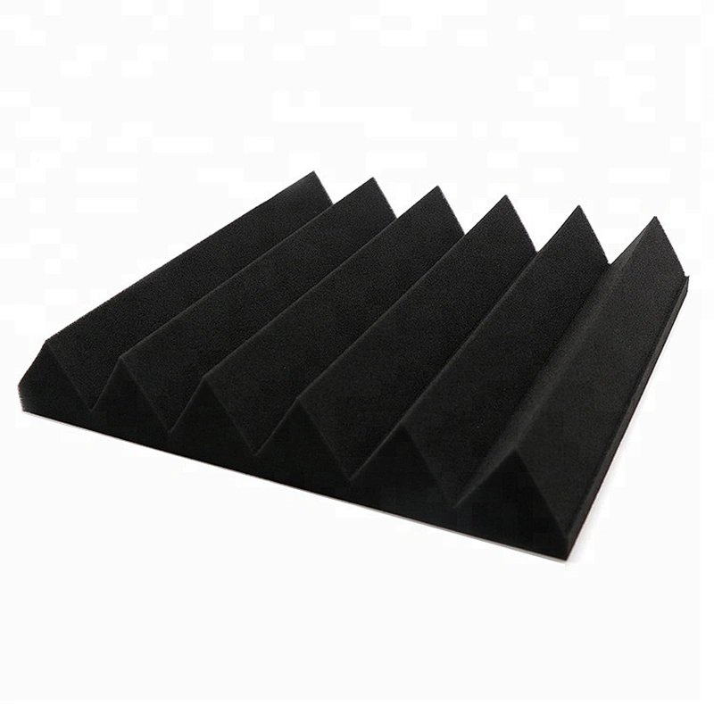China Poliuretane Foam Wedge Shape Home Theater Studio Sound Reduction Sponge Acoustic Foam Panels