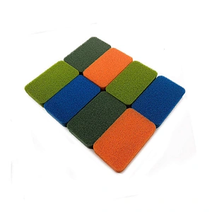 Hot Sell Can Be Customized High Density Antimicrobial Kitchen Cleaning Scrubber Silicone Foam Sponge
