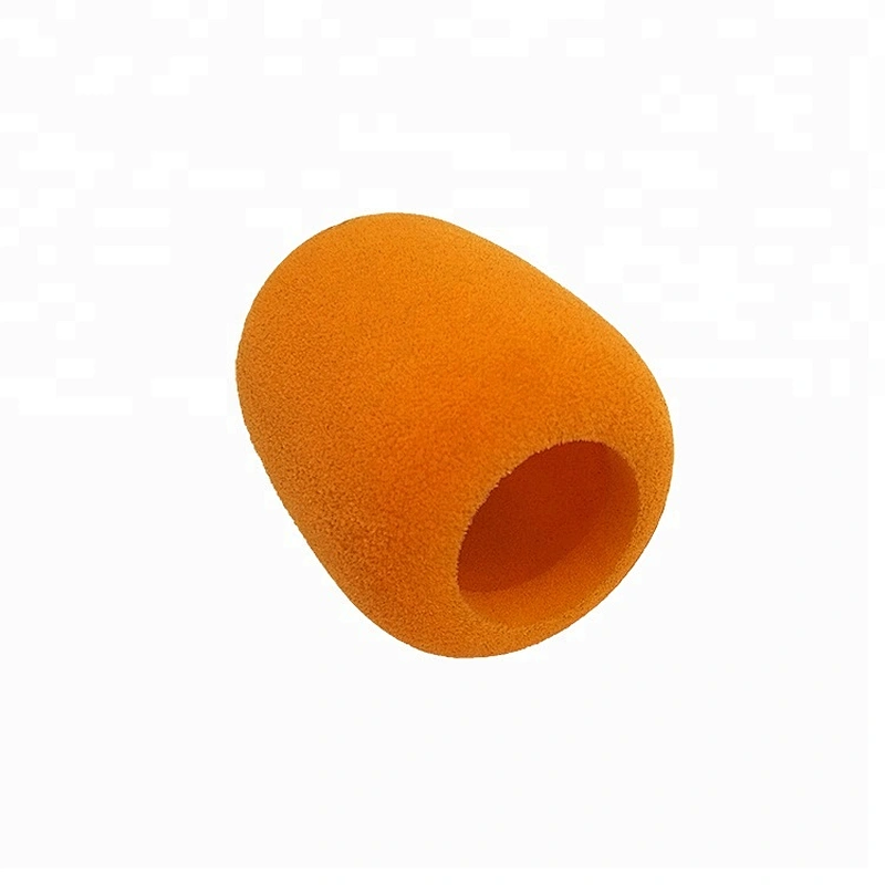microphone sponge printing Foam Sponge Flocked Microphone Windscreen Windshield Cover
