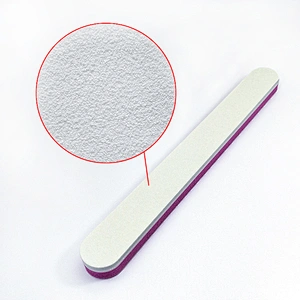 Custom Logo Emery Board Double Side 80/80 Manicure Sanding Sandpaper pink abrasive Nail File