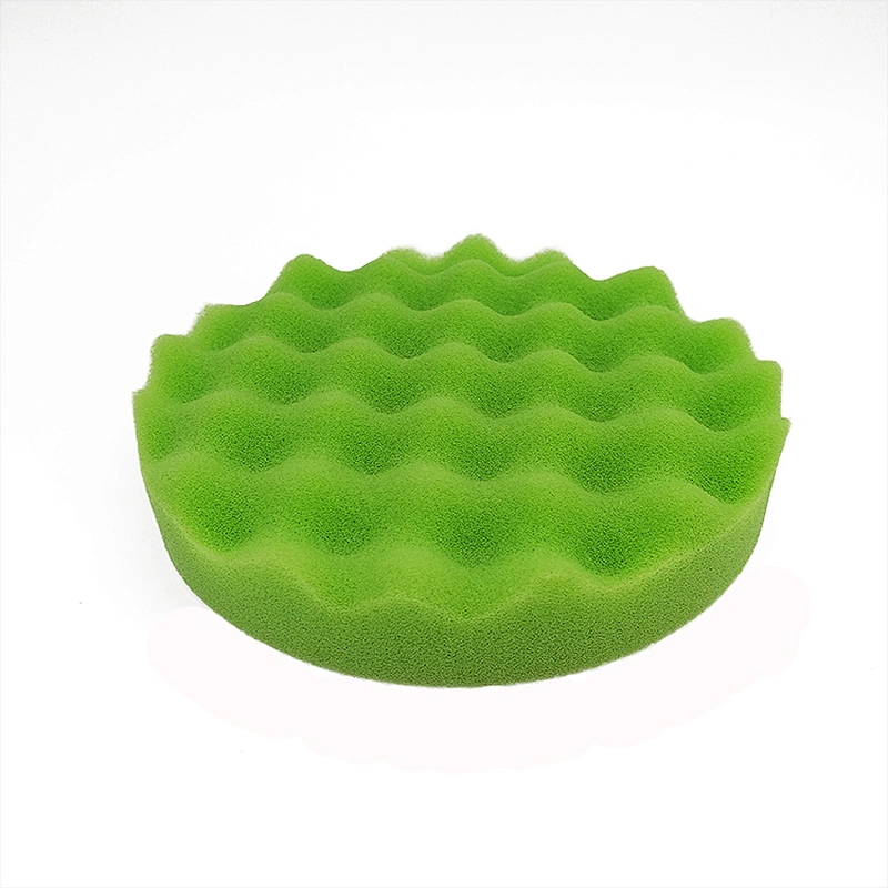 Black Waffle Buffing Side Pads car care foam buffing pad polyurethane car polishing pad auto foam buffing pad for polish