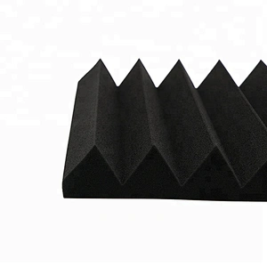 China Poliuretane Foam Wedge Shape Home Theater Studio Sound Reduction Sponge Acoustic Foam Panels
