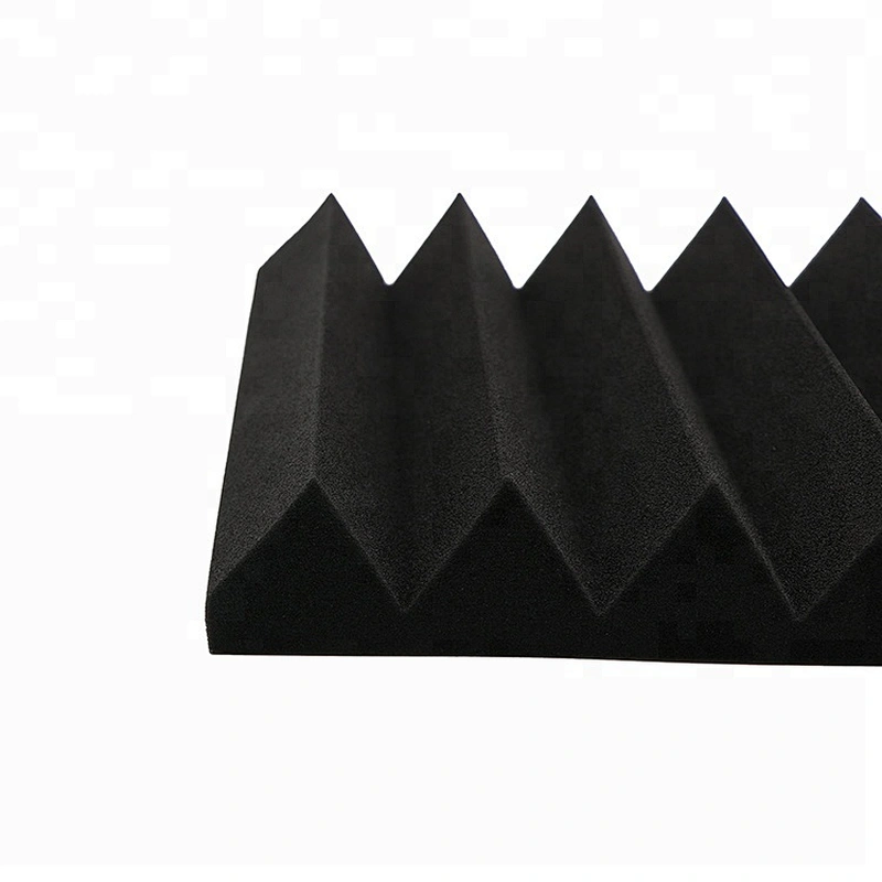 China Poliuretane Foam Wedge Shape Home Theater Studio Sound Reduction Sponge Acoustic Foam Panels