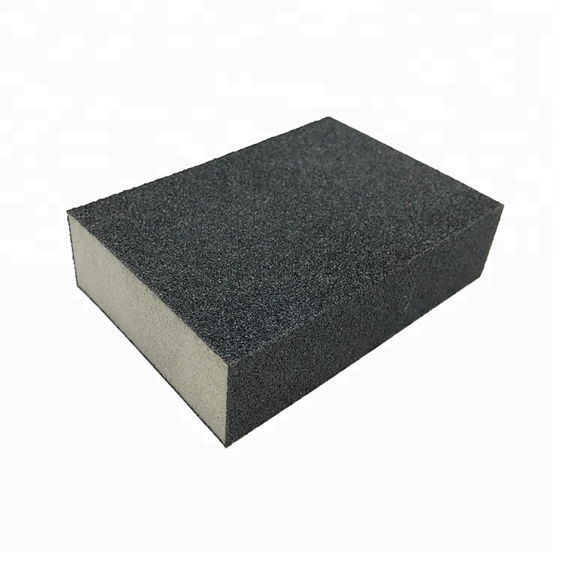 Custom 80 100 120 140 160 180 200 Grit Metal Rusts Removal Stainless Steel Polishing Abrasive Sanding Block Sponge Cleaner