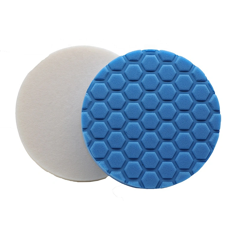 Custom wholesale foam wax pad PU Foam Car Coating Waxing Polishing Sponge Buffing Pads
