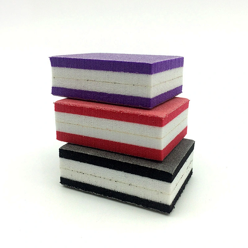 100/180/240 Mini Purple Buffer File Korean Nail Buffer Sanding Block