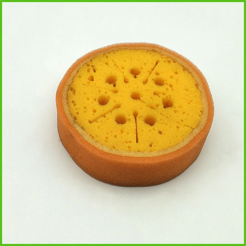 wholesale custom child foam coral bath sponge baby fruit shape bath sponge Strawberry & Orange Shaped  sponge bath mat for kids