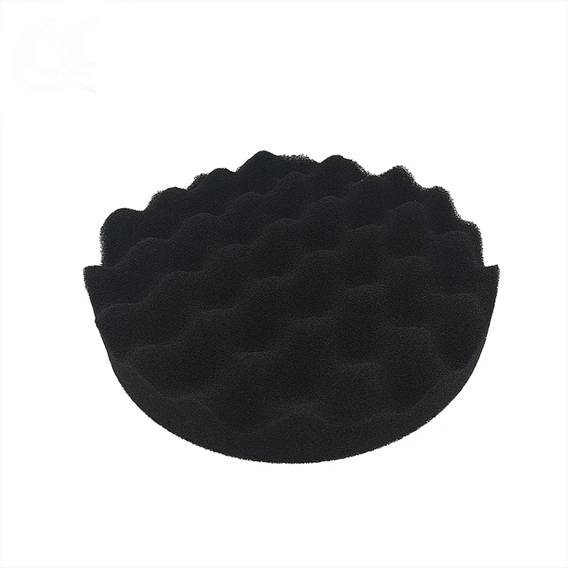 Black Waffle Buffing Side Pads car care foam buffing pad polyurethane car polishing pad auto foam buffing pad for polish