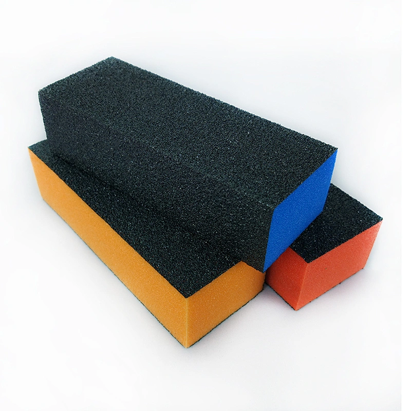 3 Way Black Nail File 100/180/240 korean Nail Buffer Sanding nail buffer Block