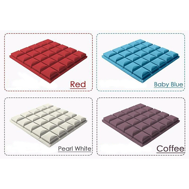 Black Pyramid Acoustic Panels Sound Absorbing Foam polyester acoustic panel soundproof acoustic foam