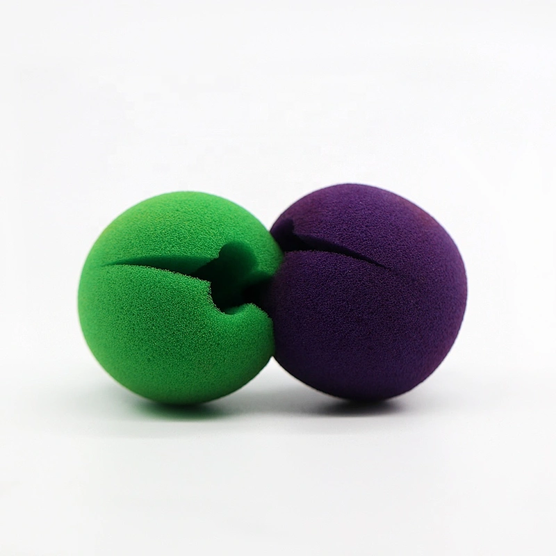 Party Favor Accessories Kids Toy Green Polyurethane Foam Sponge Ball Clown Nose