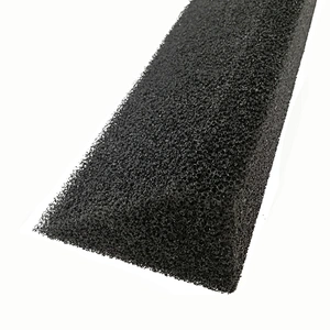 Anti eave dust filtering foam gutter guard